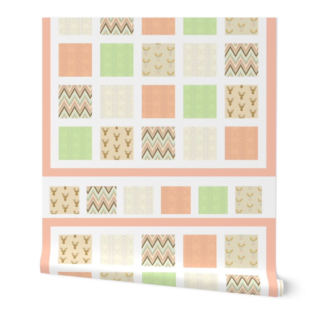 Luxe Lodge Quilt for Baby Girl