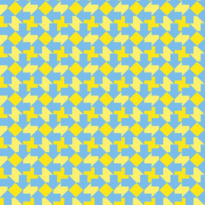 Blue Yellow Tesselation