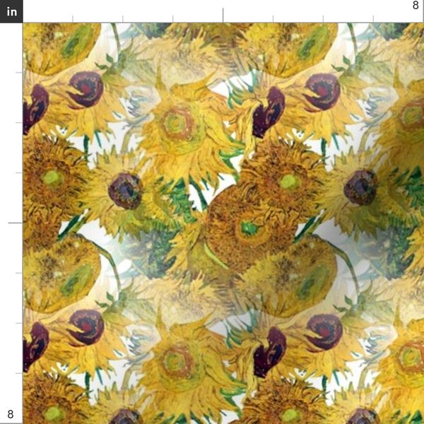 Vincent Van Gogh Vase With Twelve Sunflo Spoonflower