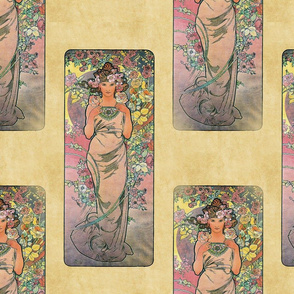 Alfons Mucha Die Rose