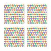 Anti valentines candy heart rows