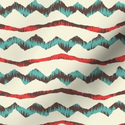 rough edged chevron