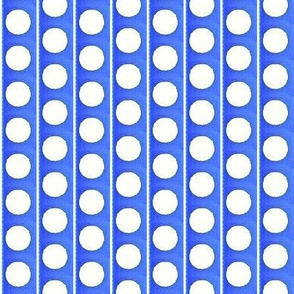 Misty blue polka dots