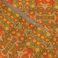 Autumn Flower Field Batik