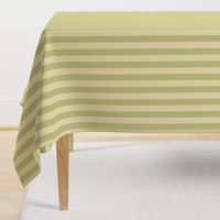 apple stripes - green on cream