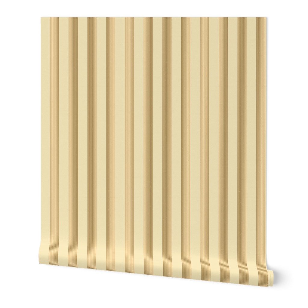 apple stripes - caramel and cream