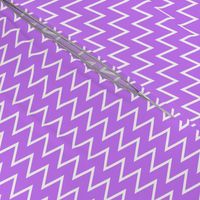 Dark Radiant Orchid Chevron