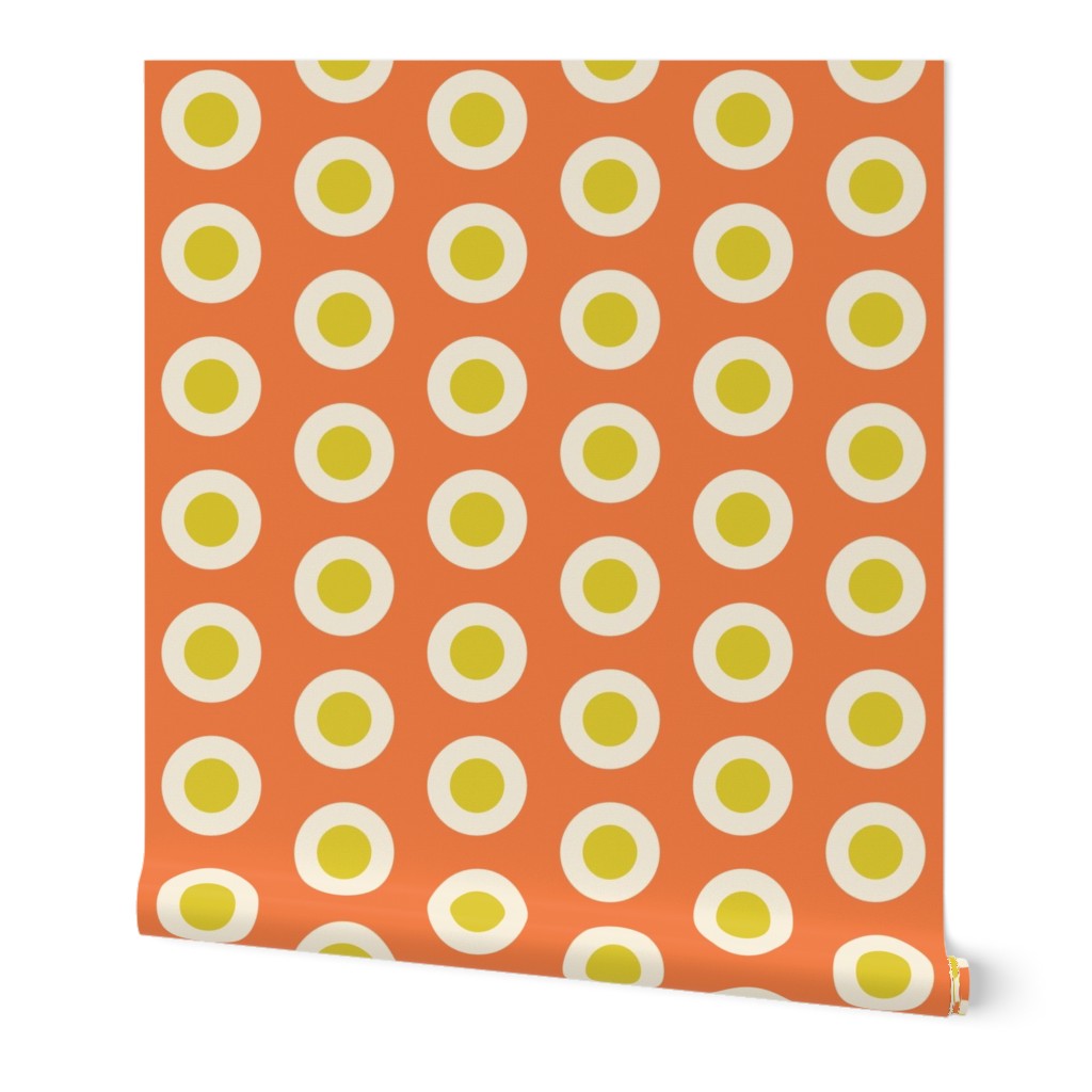 Spring Floral Citrus Polka