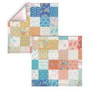 Spring Plus Sign Cheater Quilt