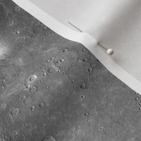 Map of Mercury (B&W)