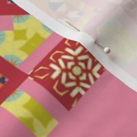 Spring Floral Cheater Quilt 2