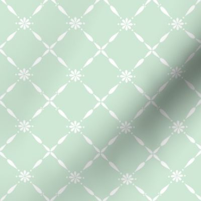 Charlotte Farmhouse Diamond, Pale Duckegg Green