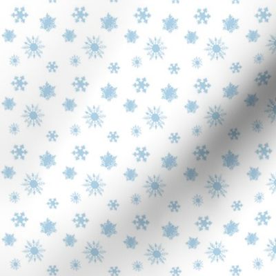 Snowflakes Baby Blue