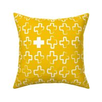 Hollow Crosses Yellowhite