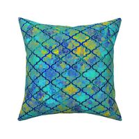 Turbulent blue skies in a Moroccan quatrefoil by Su_G_©SuSchaefer