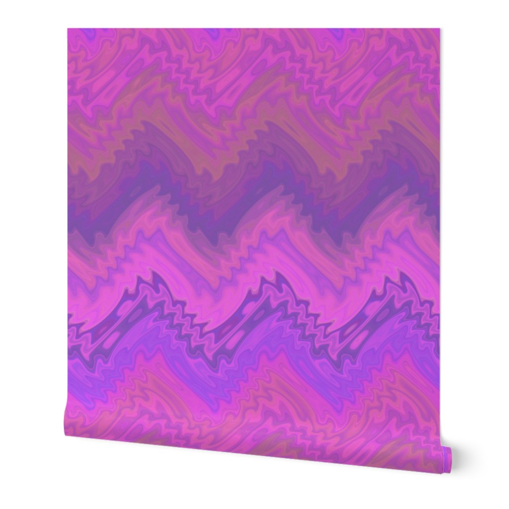 Magenta flame chevrons