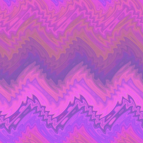 Magenta flame chevrons