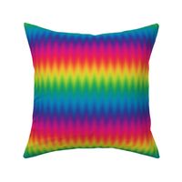 rainbow feather chevron