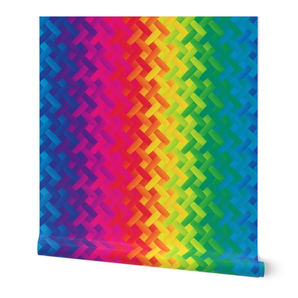 woven lattice rainbow