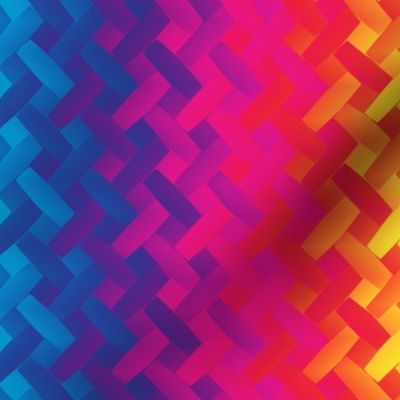 woven lattice rainbow