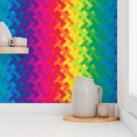 woven lattice rainbow