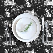 feed the birds toile