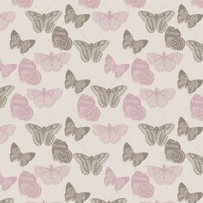  Pink and Brown Butterflies