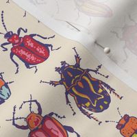 Spring Cheater Quilt Matching Beetles