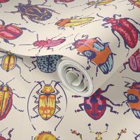 Spring Cheater Quilt Matching Beetles