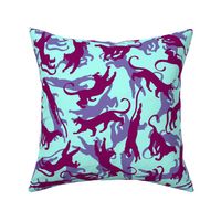 Blue Forest Wild Cats by Cheerful Madness!!