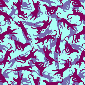 Blue Forest Wild Cats by Cheerful Madness!!