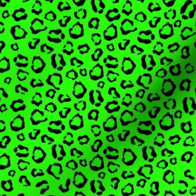 Neon Green Leopard