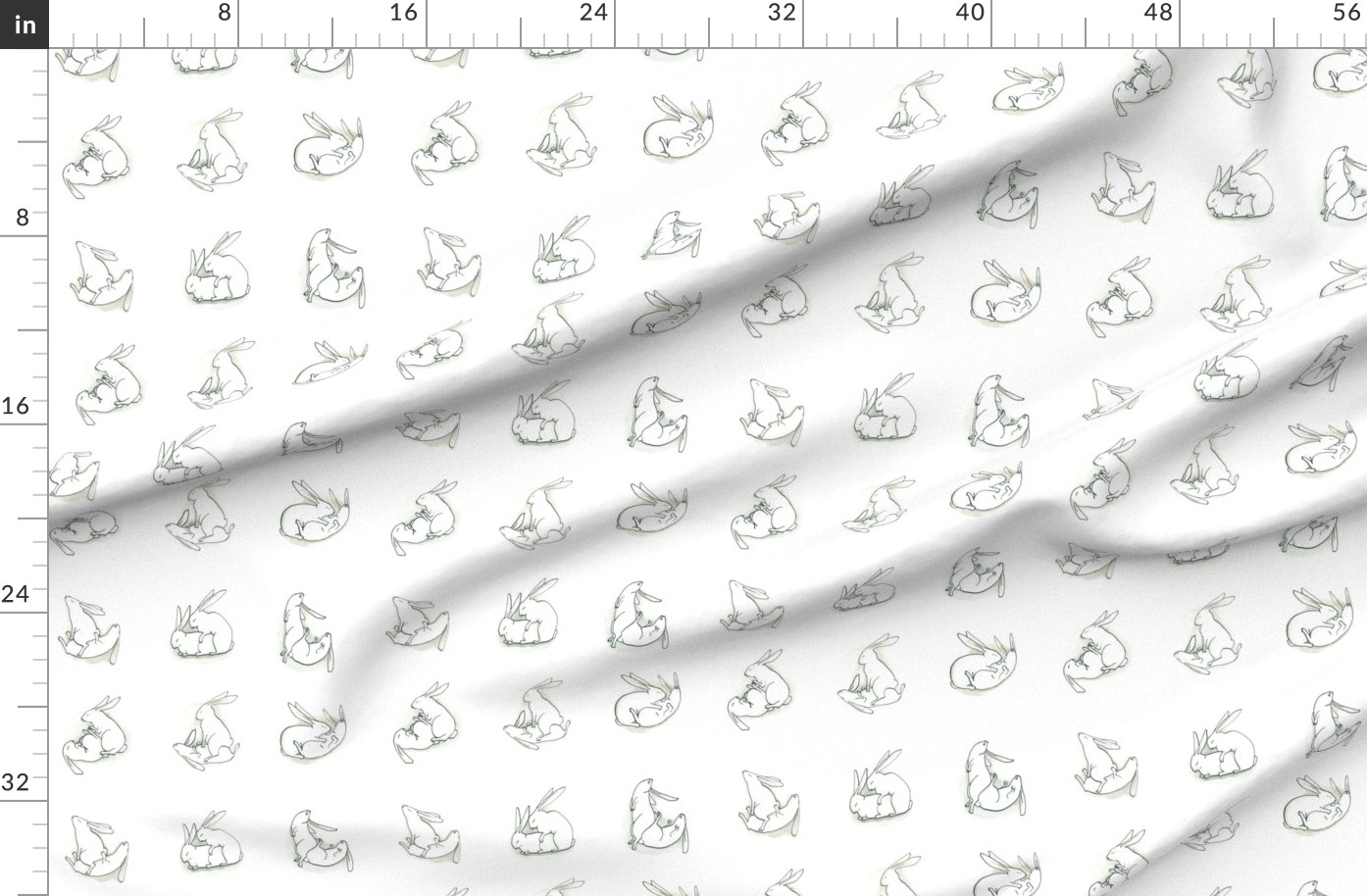Kaninchen, Hase, Hasen, Sex, Kamasutra, mature_content Stoffe | Spoonflower