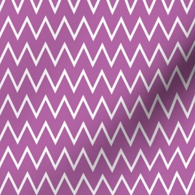 True Radiant Orchid Chevron