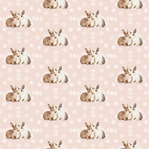 Bunnies in Love Vanilla Taupe // small