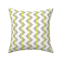 Chevron nested two frequency gray yellow