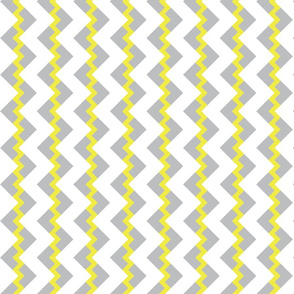 Chevron nested two frequency gray yellow