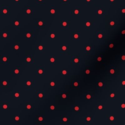 Little dots RED on BLACK