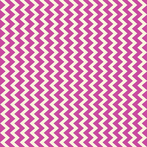 chevron in grape lilac on cream vertical