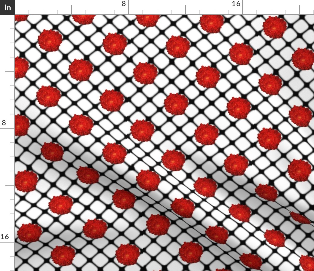 Redbell Fishnet Fabric