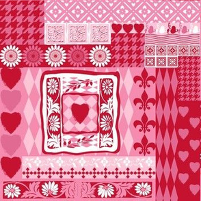 Patchwork Hearts 