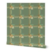 Vintage Turquoise Squares