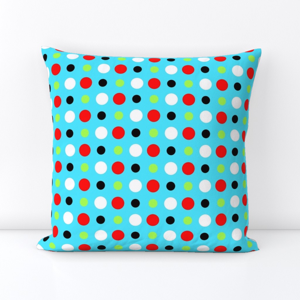 Bright Dots-Turquoise