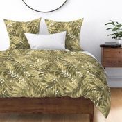 Tropical Leaf Khaki