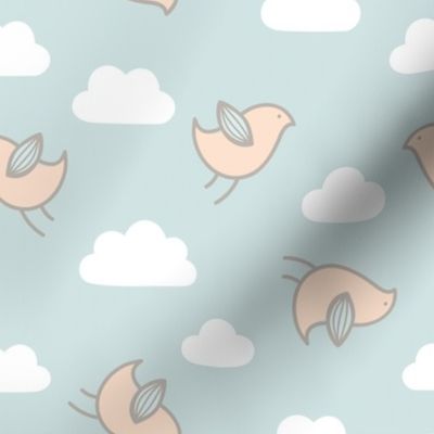 Bird and cloud 