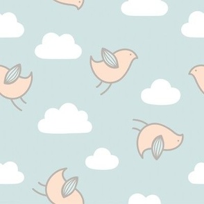 Bird and cloud 