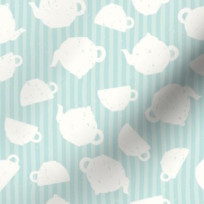 Blue tea time pattern