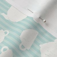 Blue tea time pattern