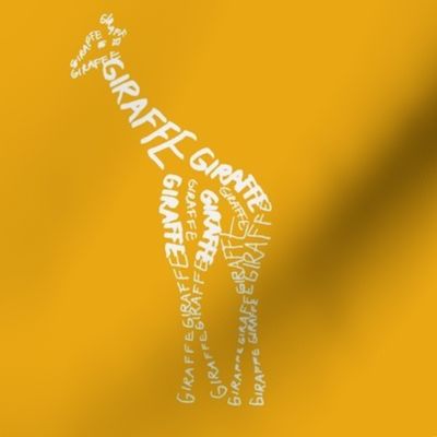 Giraffe Calligram