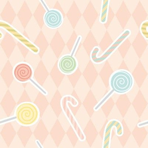 Lollipop sweet pattern